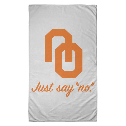 Just Say NO Tail Gate Beach Towel 35x60