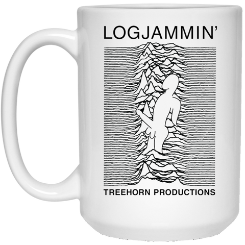 Log Jammin' 15 oz. White Mug