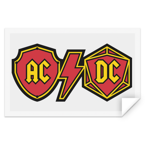 ACDC Rectangle Sticker