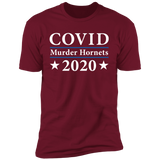 Covid Murder Hornets (White/Blue) T Shirt